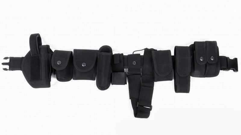 Tactical belt: ten piece set