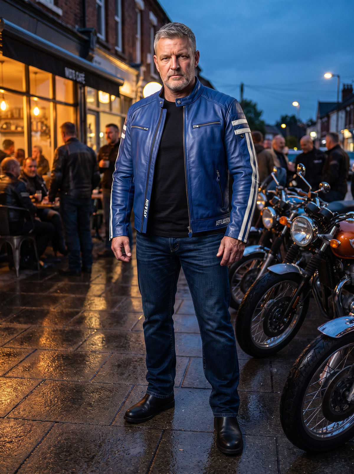 Genuine Leather Motorcycle Jacket