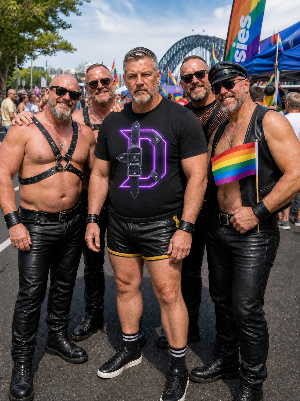 Casual Leather Shorts