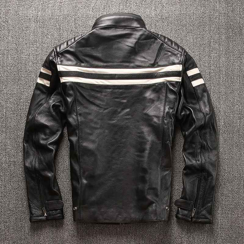 Genuine Leather Motorcycle Jacket